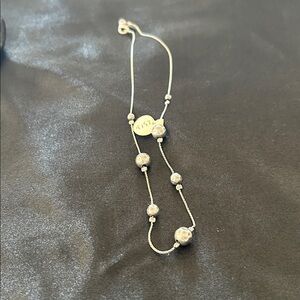 Silpada Sterling Silver Rare Hammered Ball Necklace EUC🩶 N1972